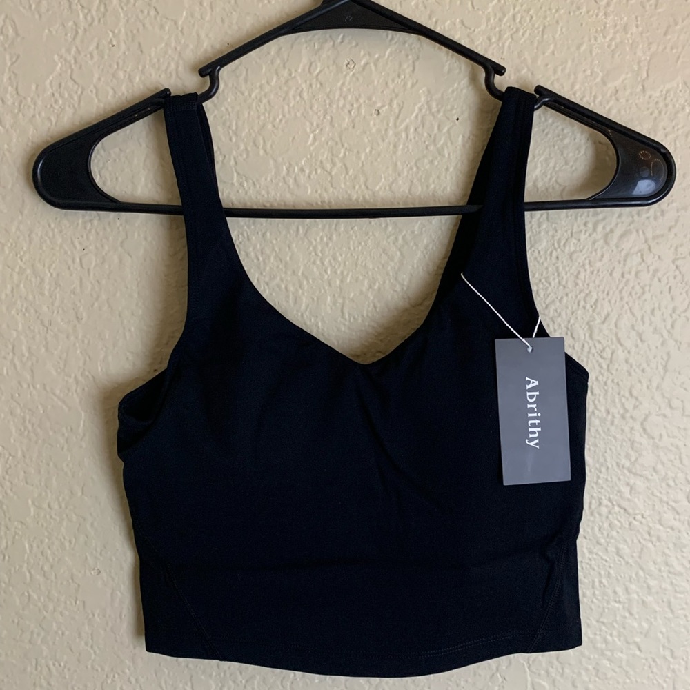Womens sports bra black
